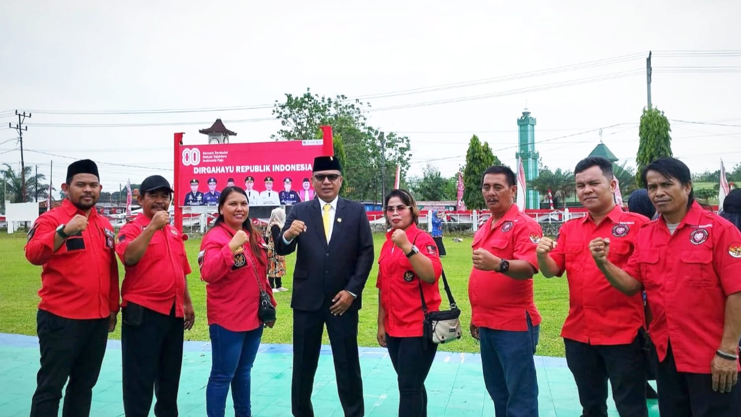 Pemuda Batak Bersatu Hadiri Upacara HUT Ke-80 Kemerdekaan RI yang Diselenggarakan Pemkot Lubuk Linggau