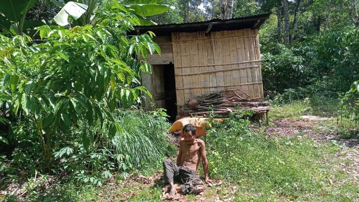 Viral, Pria Patah Kaki di Musi Rawas Tinggal di Pondok Kebun, Akhirnya dapat Bantuan