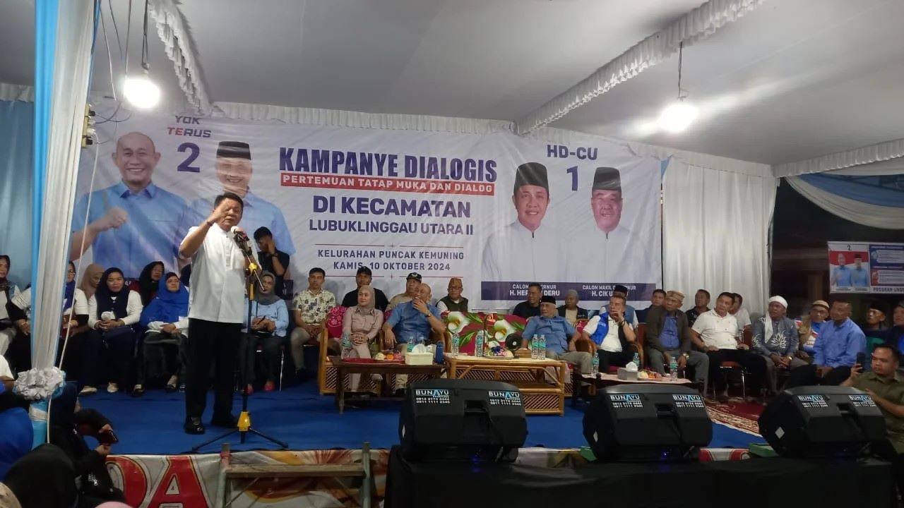 Yoppy Karim dan Herman Deru Kompak, Gubenur Nomor 1 Wali Kota Nomor 2