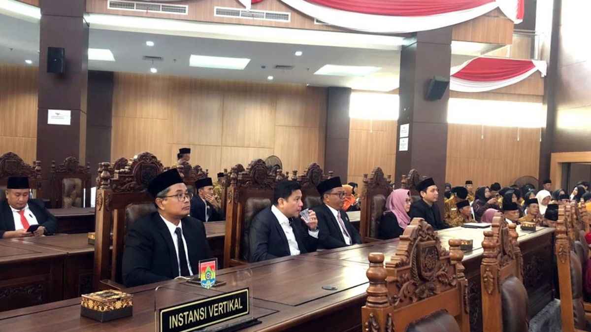 Kalapas Lubuk Linggau Hadiri Rapat Paripurna DPRD, Dengarkan Pidato Kenegaraan Presiden RI