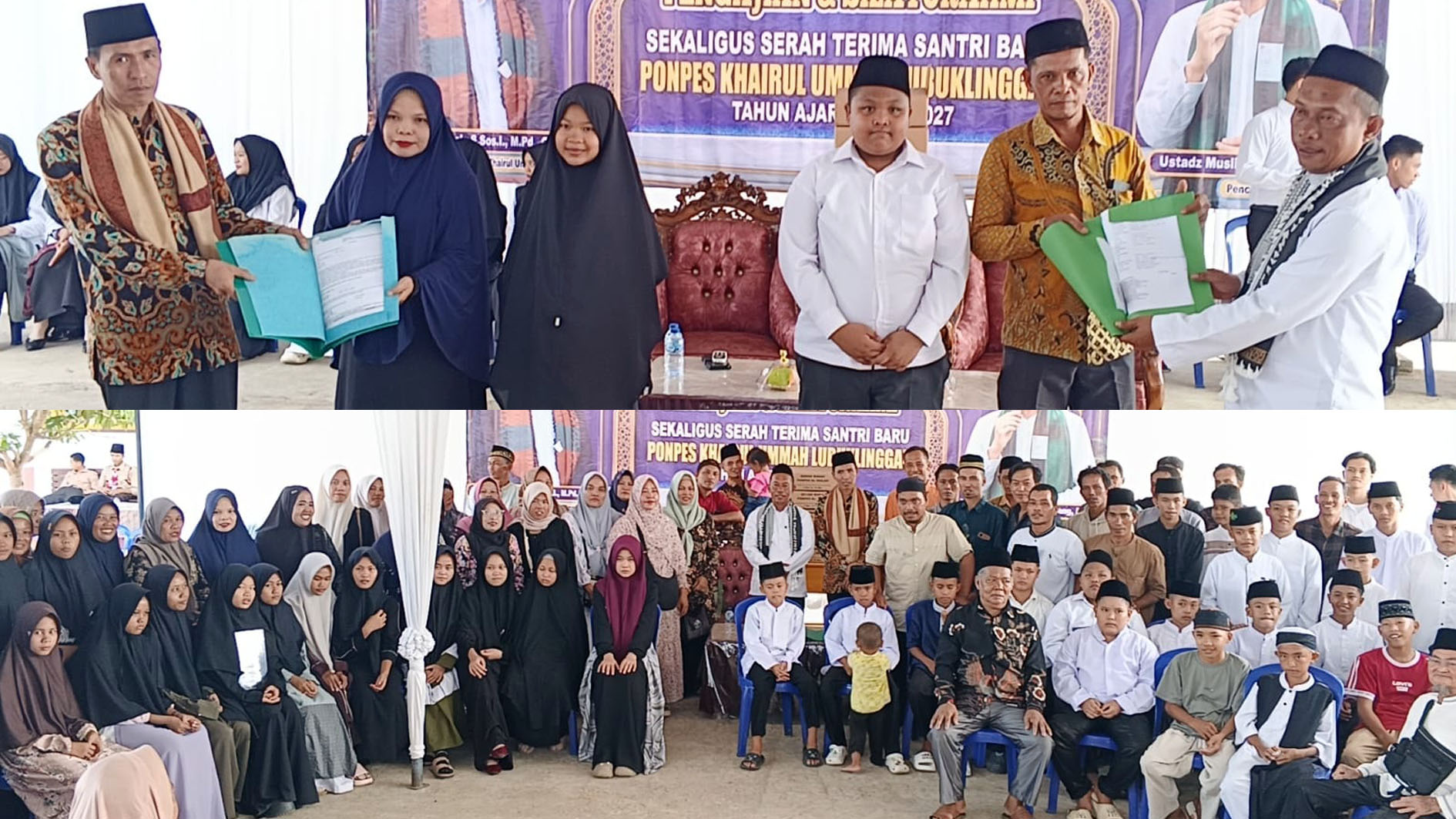 Serah Terima Santri Baru Ponpes Khairul Ummah Lubuk Linggau: Siap Lahirkan Lulusan Cerdas Ilmu Dunia dan Agama