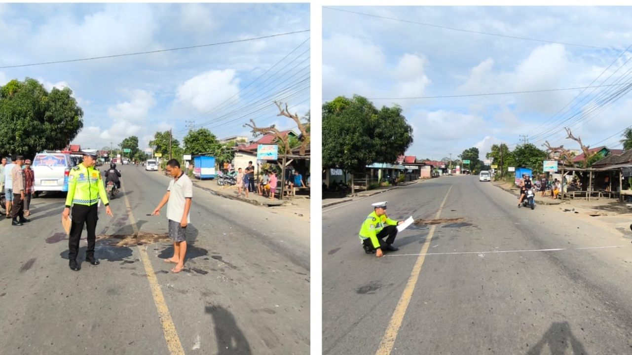 Tabrakan Mega Pro Vs Supra di Muara Beliti Musi Rawas, 1 Korban Meninggal Dunia 