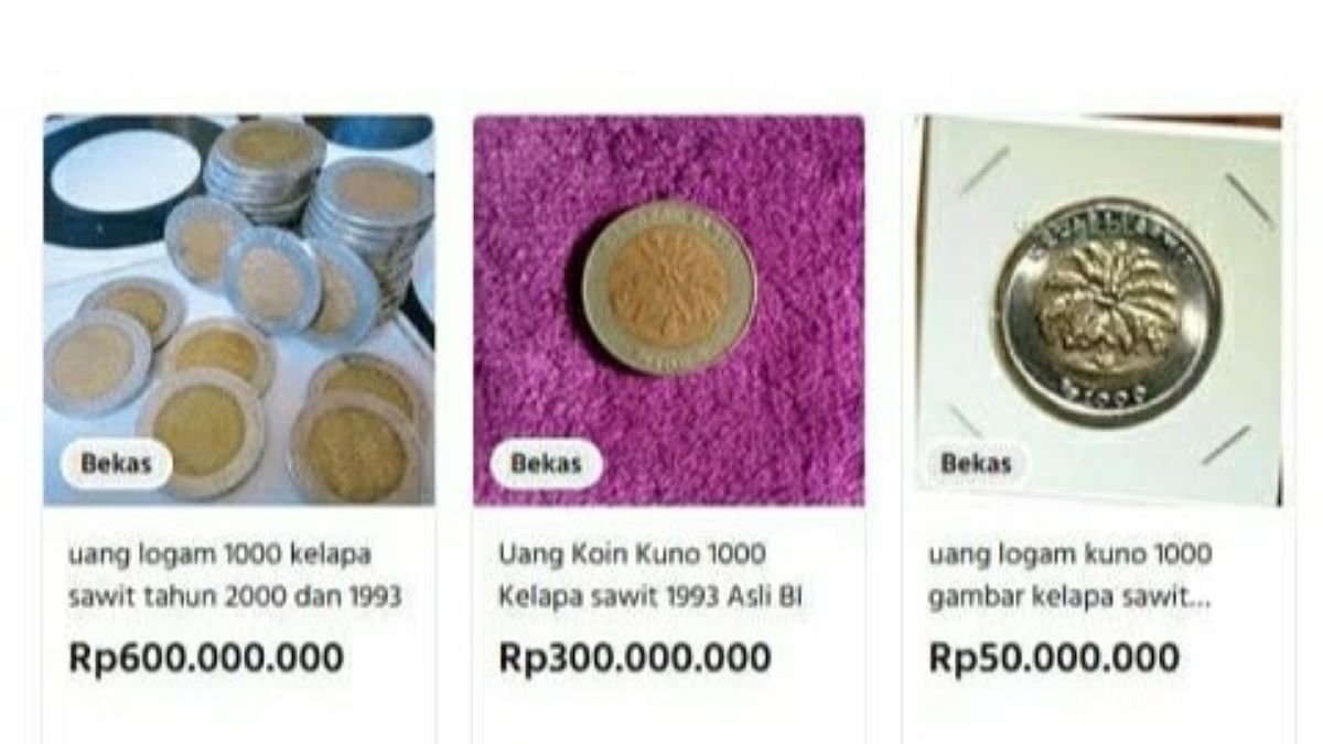 Uang Koin Rp1.000 Kelapa Sawit Dihargai Hingga Ratusan Juta, Begini Penjelasannya