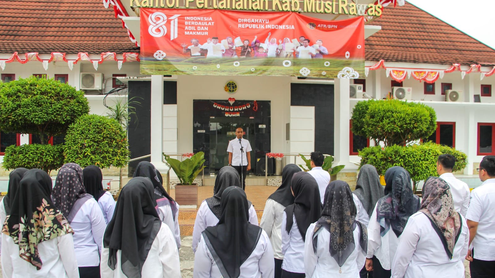 Kantor Pertanahan Musi Rawas Bahas Progres KW 4, 5 dan 6, Pegawai Diimbau Jaga Kesehatan