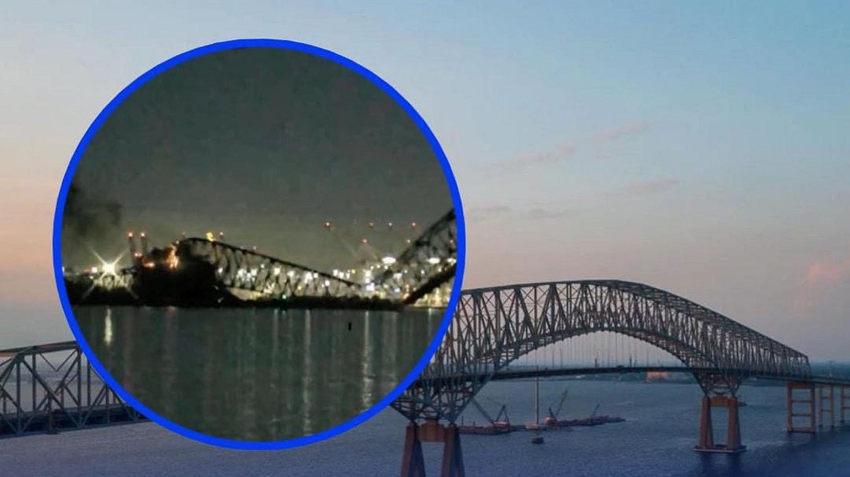 Jembatan Francis Scott Key AS Roboh Imbas Ditabrak Kapal Peti Kemas, Simak Fakta Lainnya
