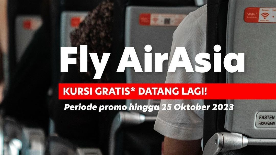 Air Asia Hadirkan Kursi Gratis Rp0, Terbang Hemat Bisa Keluar Negeri, Begini Cara Dapat Tiketnya