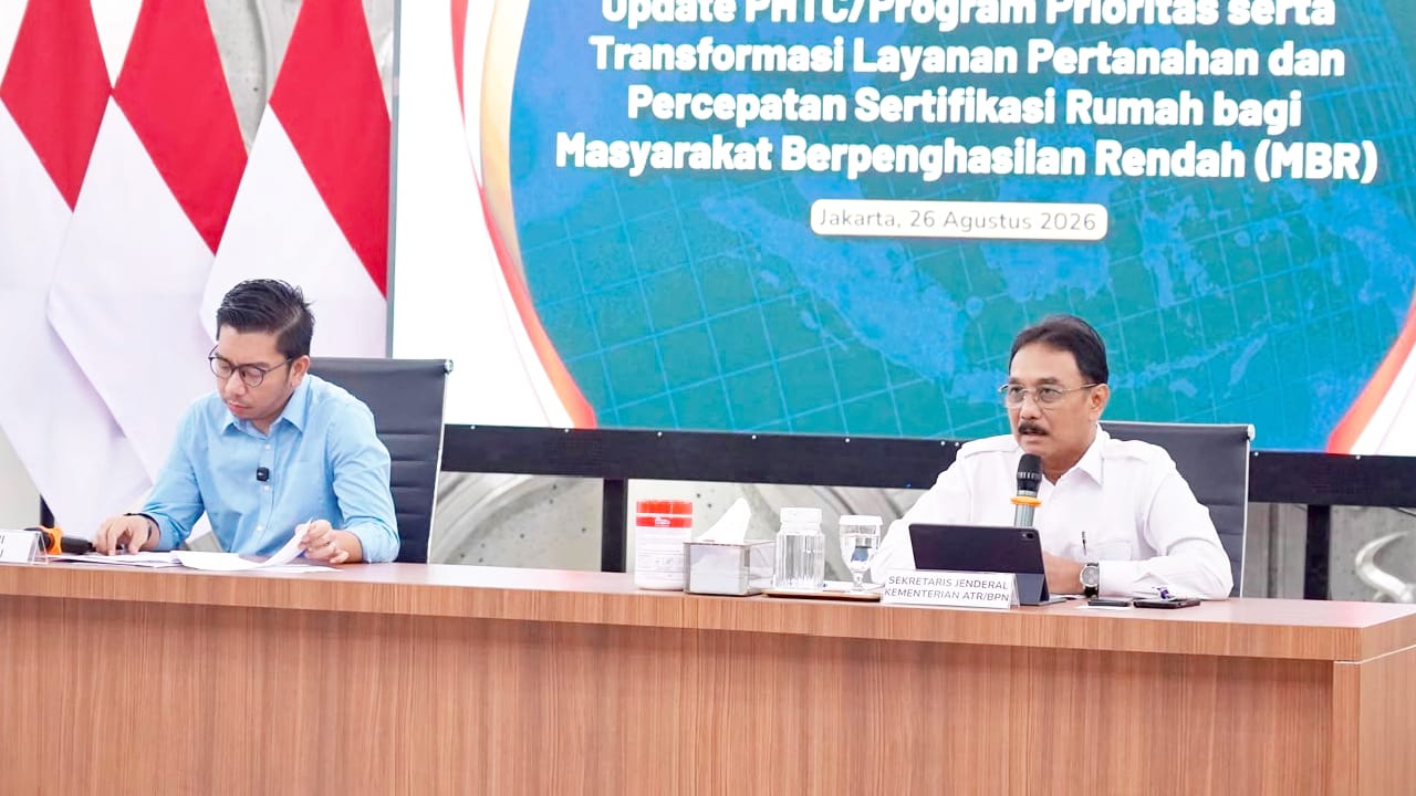 Kementerian ATR/BPN Kejar Sertipikasi 11 Juta Rumah MBR hingga 2029
