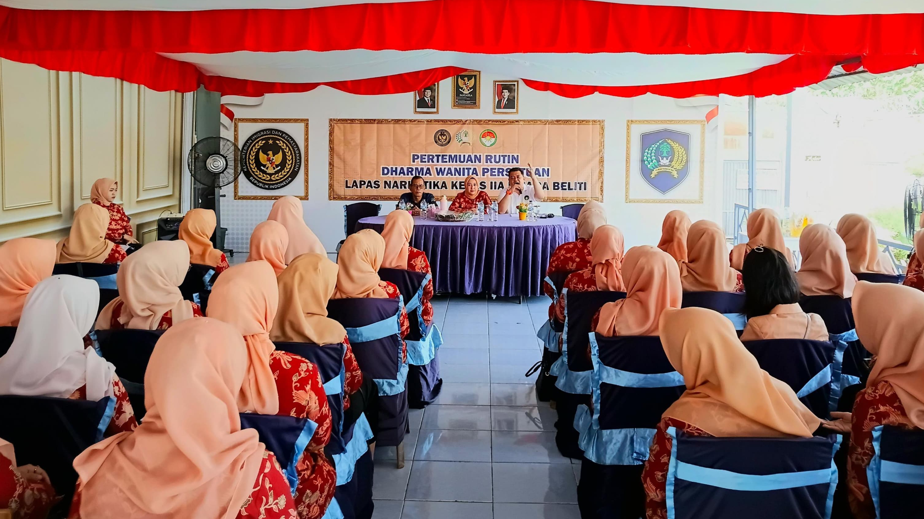 DWP Lapas Narkotika Muara Beliti Laksanakan Rapat Rutin, Ini yang Ditekankan