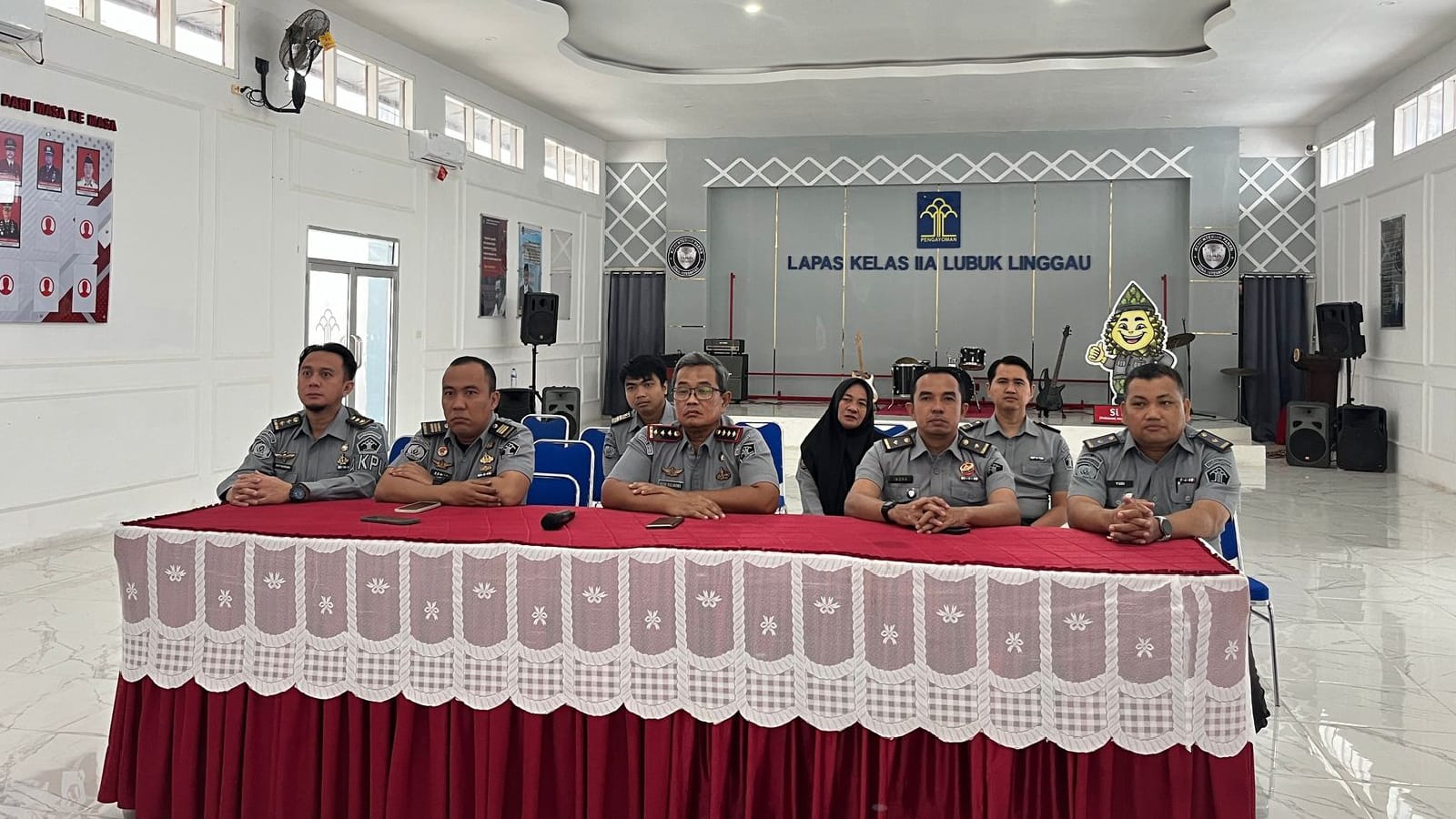 Lapas Lubuk Linggau Ikuti Zoom Sosialisasi Permenimipas dan Persiapan Lomba Dapur Sehat