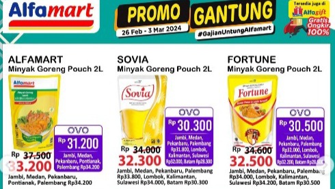 Daftar Promo Produk Minyak Goreng di Alfamart, Periode 26 Februari Sampai 3 Maret 2024