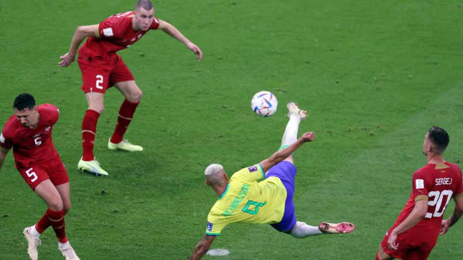 Brasil 2 vs 0 Serbia: Brace Richarlison, Bawa Brasil Pimpin Klasemen 