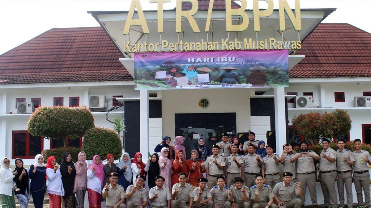Kantor Pertanahan Kabupaten Musi Rawas Gelar Upacara Peringatan Hari Ibu 2025