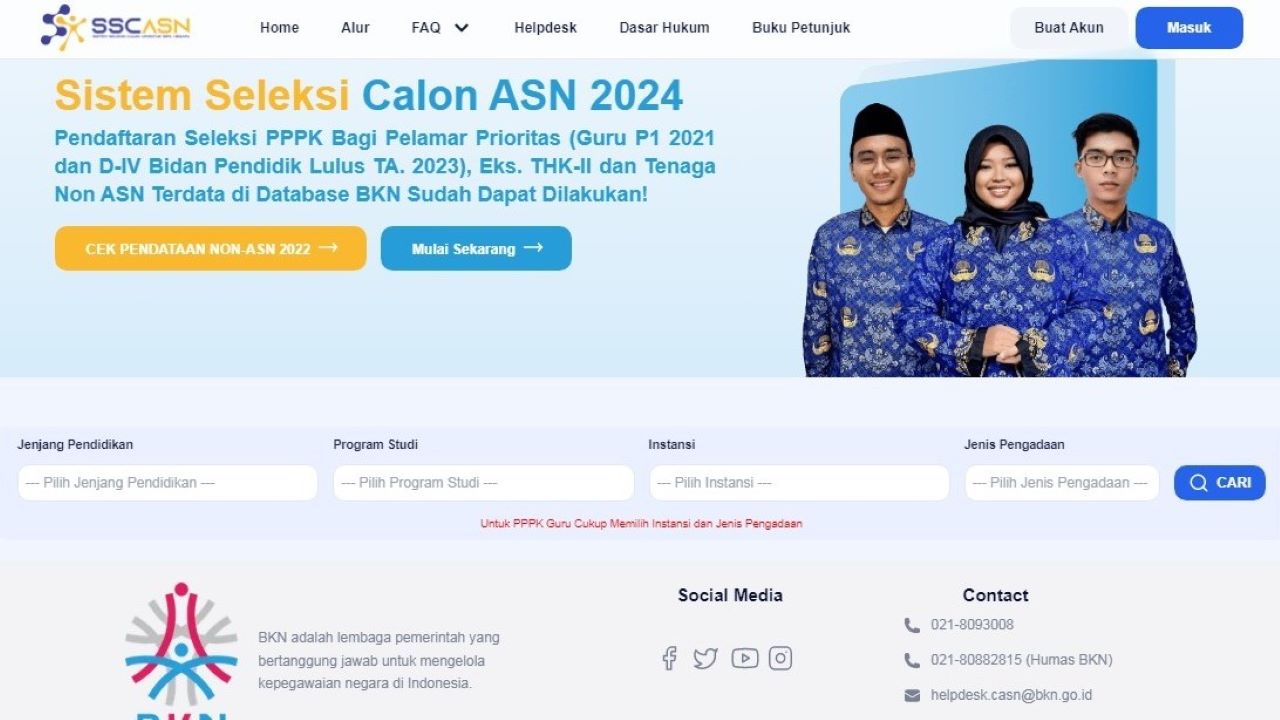 PPPK 2024 Sudah Dibuka, Ini Cara Cek Formasi, Buruan Daftar!