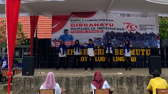 HUT Kemerdekaan RI, SMP Negeri 2 Lubuk Linggau Hadirkan Penampilan Spesial