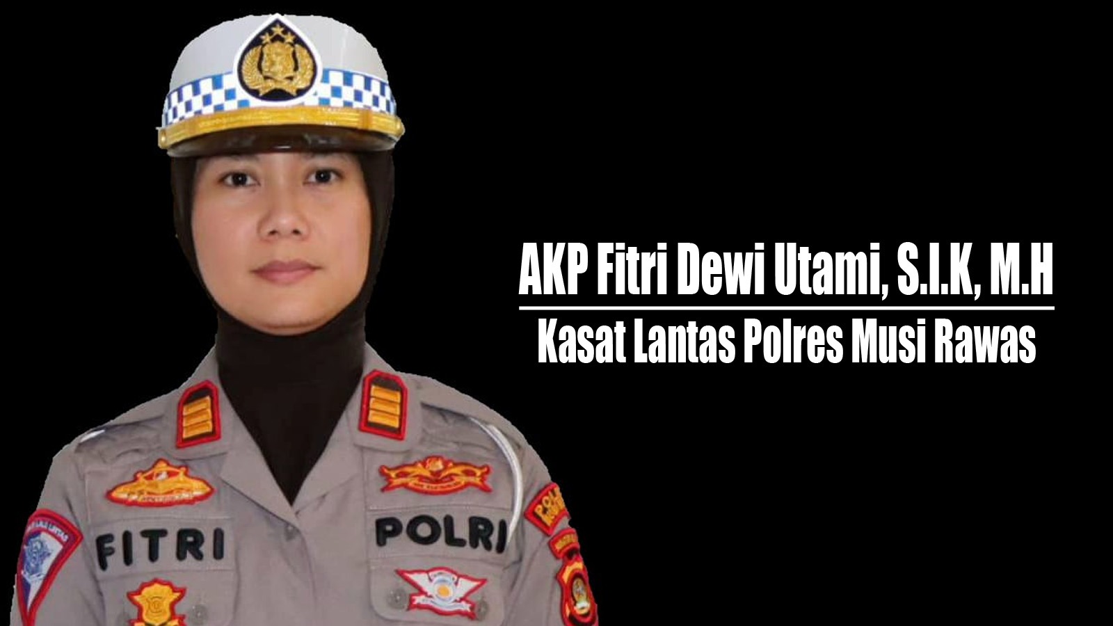 Profil AKP Fitri Dewi Utami, Satu-satu Polwan yang Jadi Kasat di Polres Musi Rawas