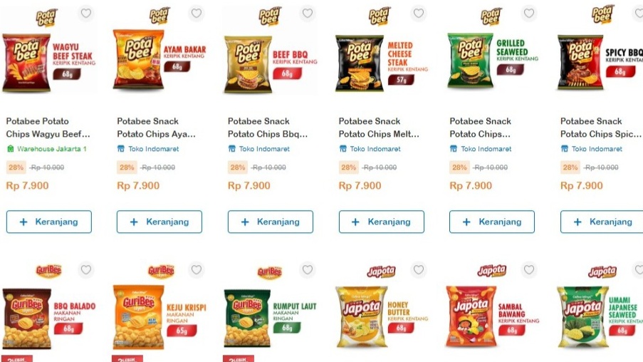 10 Produk Snack DISKON di Indomaret 12.12, Berikut Daftar Harganya 