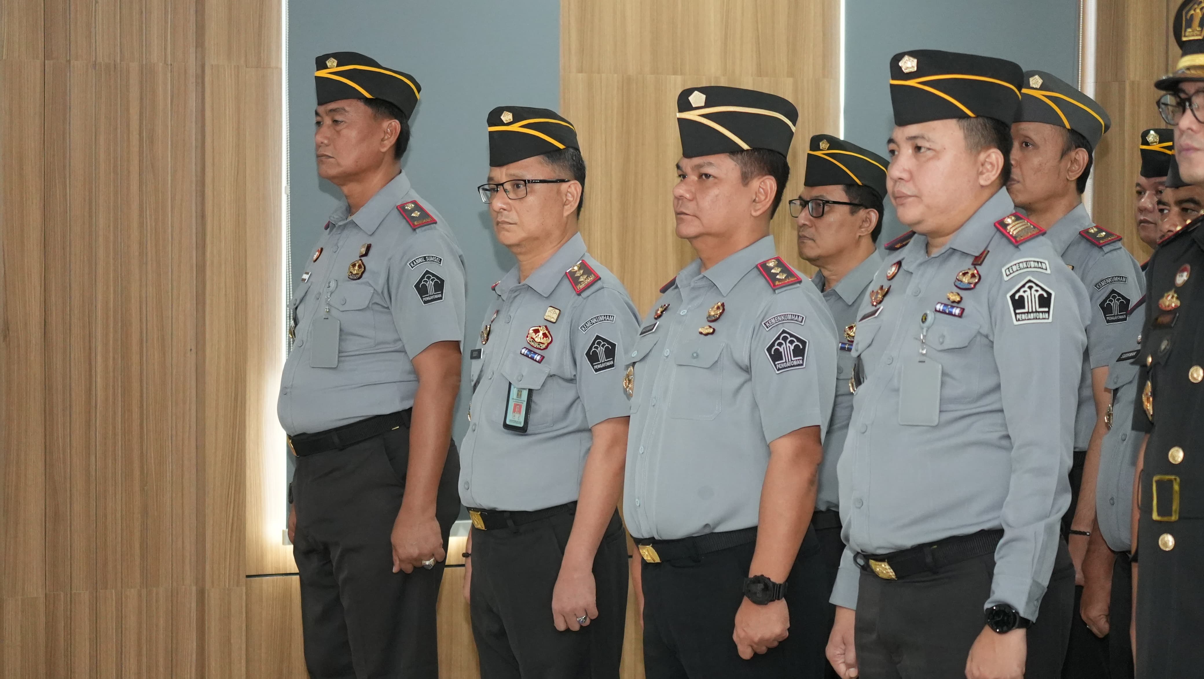 Kepala Bapas Kelas II Musi Rawas Utara Hadiri Pelantikan Pejabat Struktural di Kemenkumham Sumatera Selatan