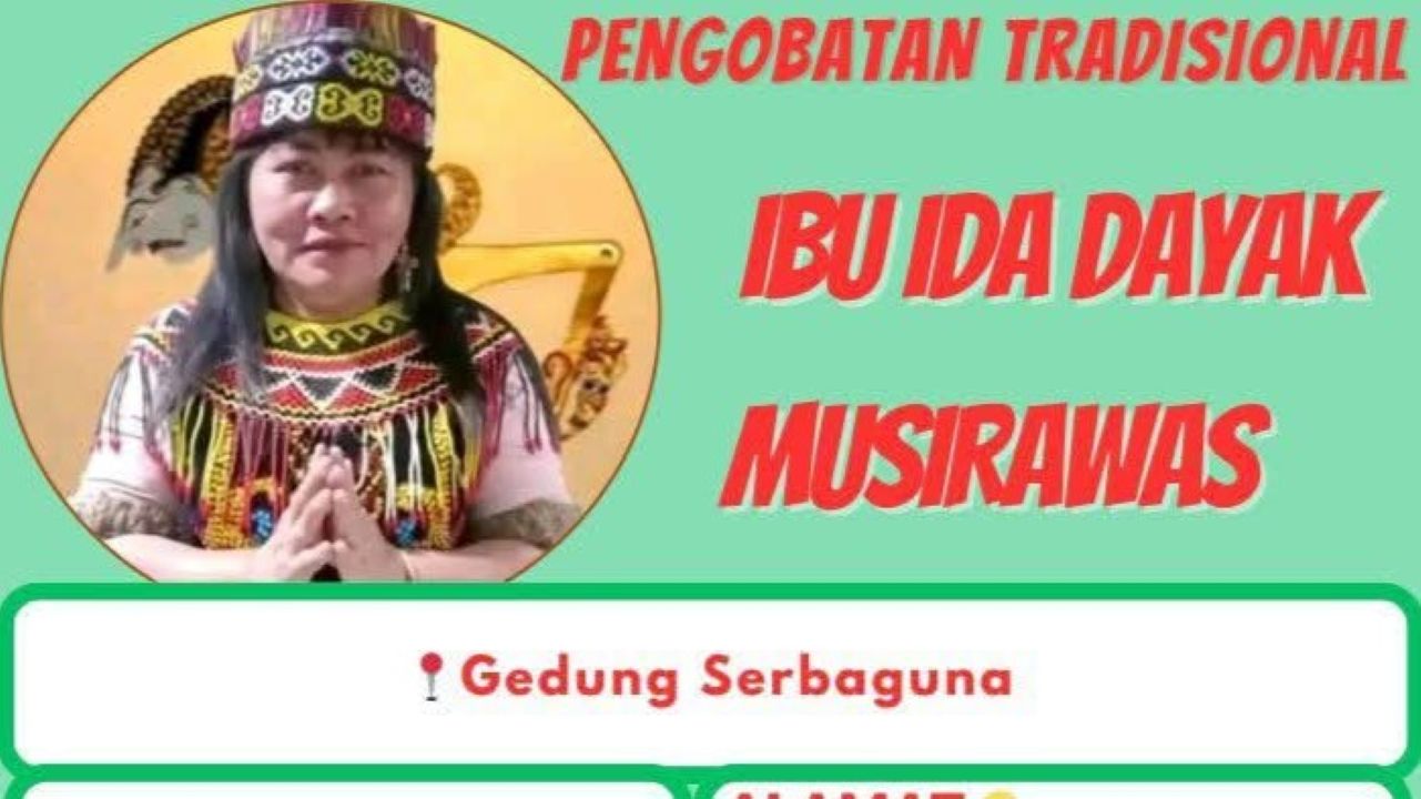 Hoax, Informasi Ida Dayak Gelar Pengobatan di Muara Kelingi Musi Rawas 