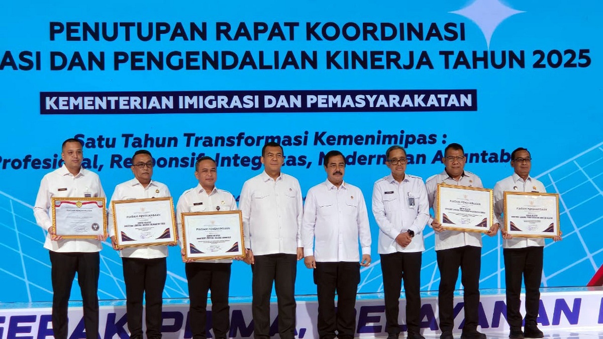 Kanwil Ditjenpas Sumsel Raih Prestasi, Dampaknya Dirasakan hingga Lapas Lubuk Linggau