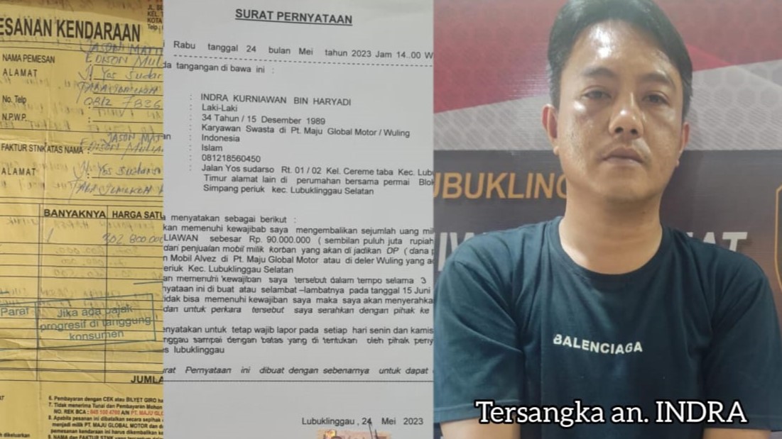 Penjelasan Wuling Lubuklinggau, Terkait Mantan Sales Marketing Lakukan Penipuan