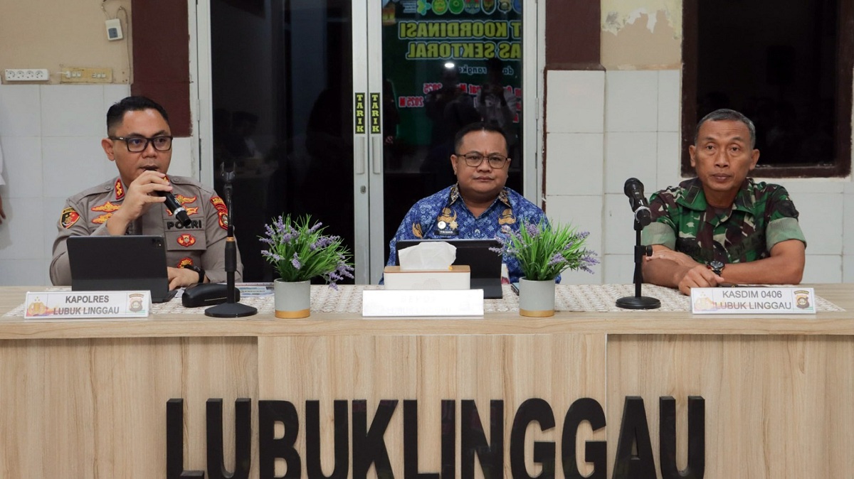 Jelang Idul Fitri 1446 H, Polres Lubuk Linggau Gelar Rapat Lintas Sektoral, Ini yang Dibahas