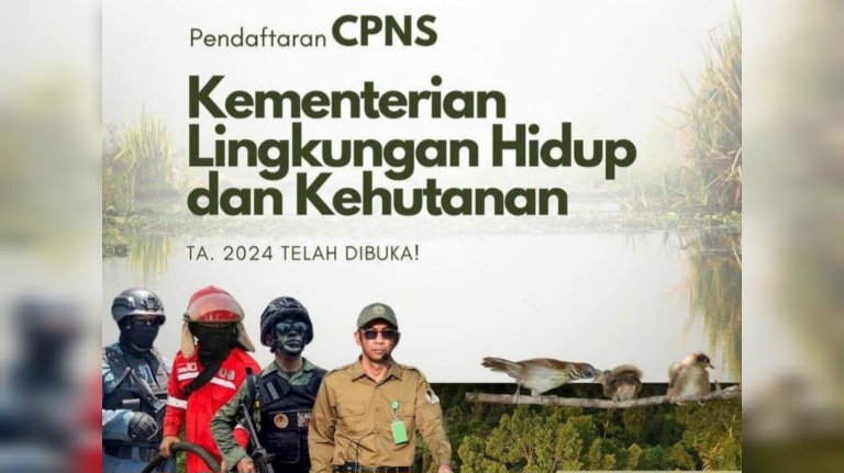 CPNS 2024, KLHK Buka Formasi Lulusan SMA, SMK, D3, S1 Cek Jabatan dan Gajinya