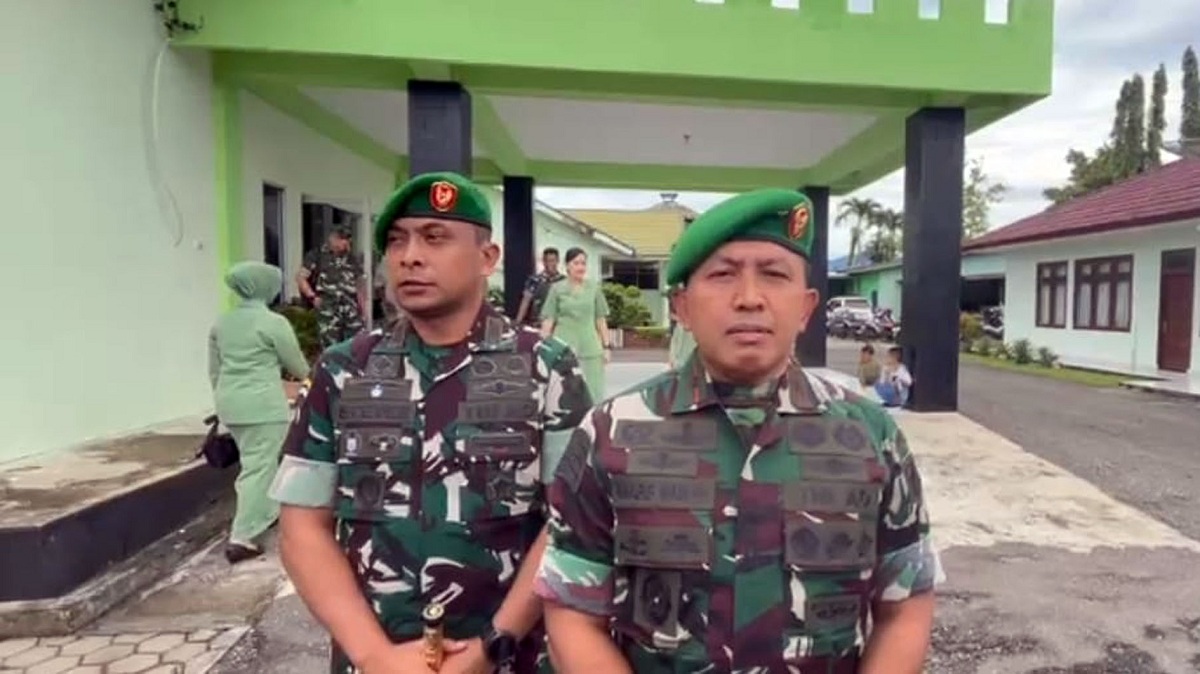 Danrem 044/Garuda Dempo Kunjungi Kodim 0406 Lubuk Linggau, Beri Arahan dan Salurkan Bantuan Sosial