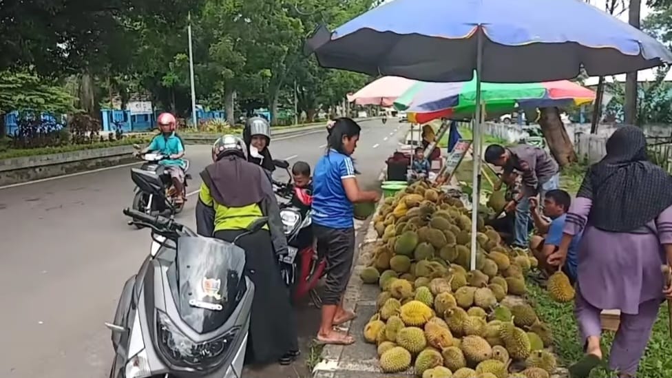 Durian di Lubuk Linggau Murah Banget, Mulai dari Rp5.000, Ini Lokasi Tempat Jualannya   