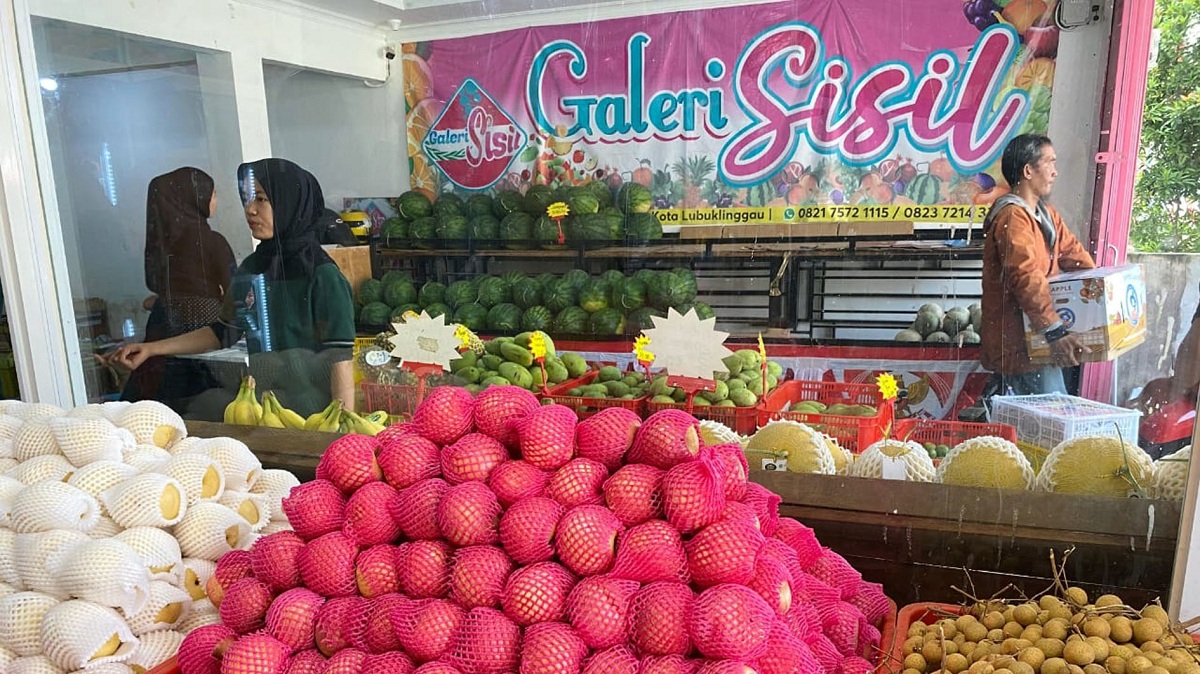 Super Lengkap! Buah Segar Lokal dan Impor Hingga Sayuran Organik Ada di Galeri Sisil Lubuk Linggau