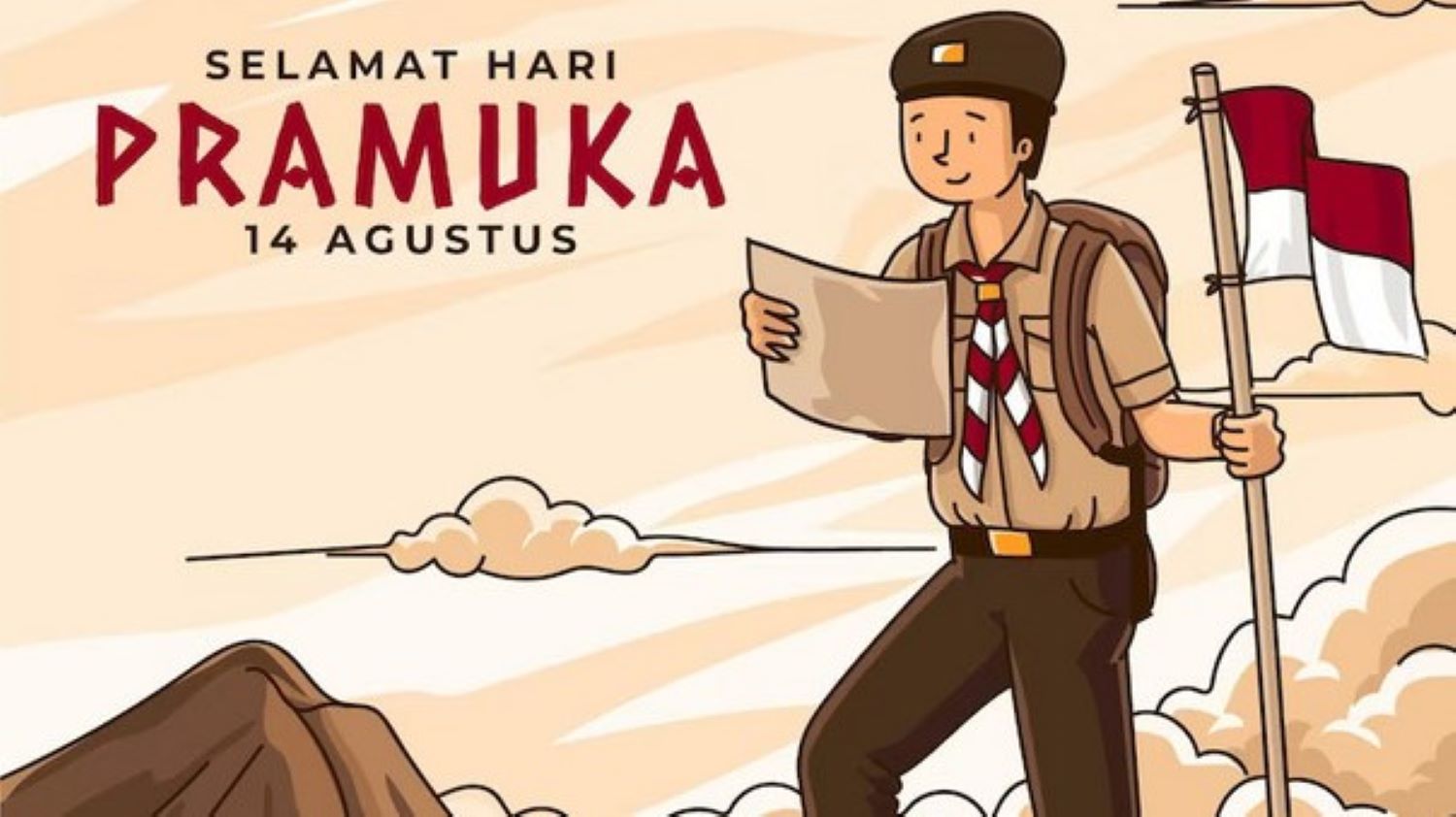 Hari ini 14 Agustus 2023, Hari Pramuka ke-62, Berikut 7 Makna Lambang Pramuka Tunas Kelapa