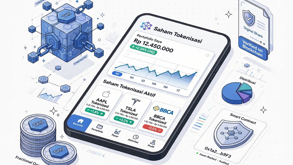 Inilah Aplikasi Tokenisasi Saham Luar Negeri