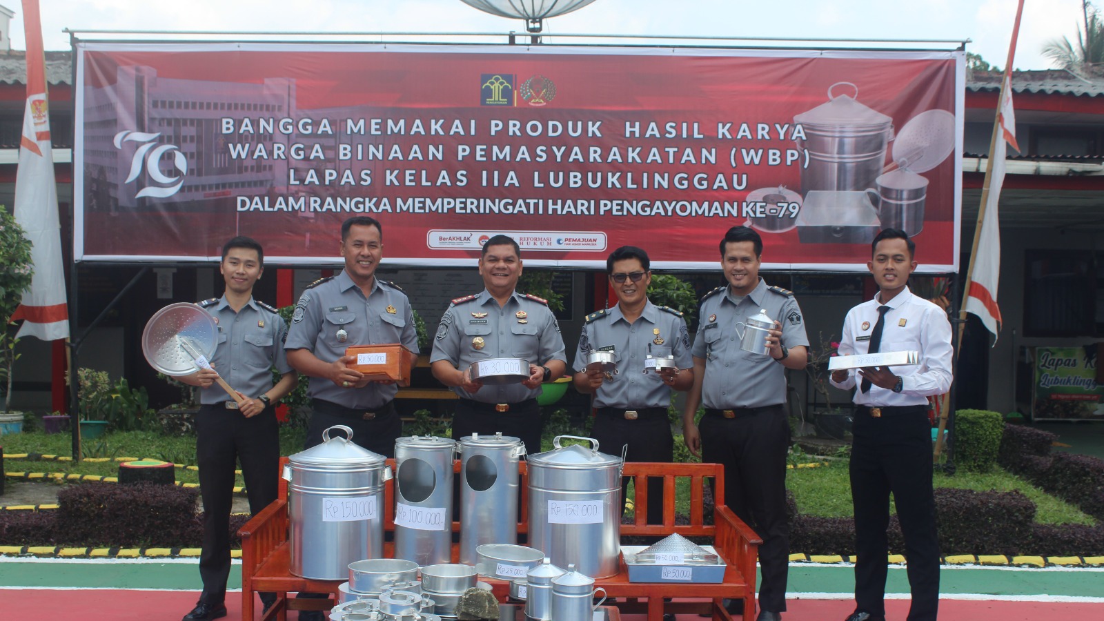 Bangga Memakai Produk WBP Lapas Kelas IIA Lubuk Linggau Kanwil Kemenkumham Sumatera Selatan