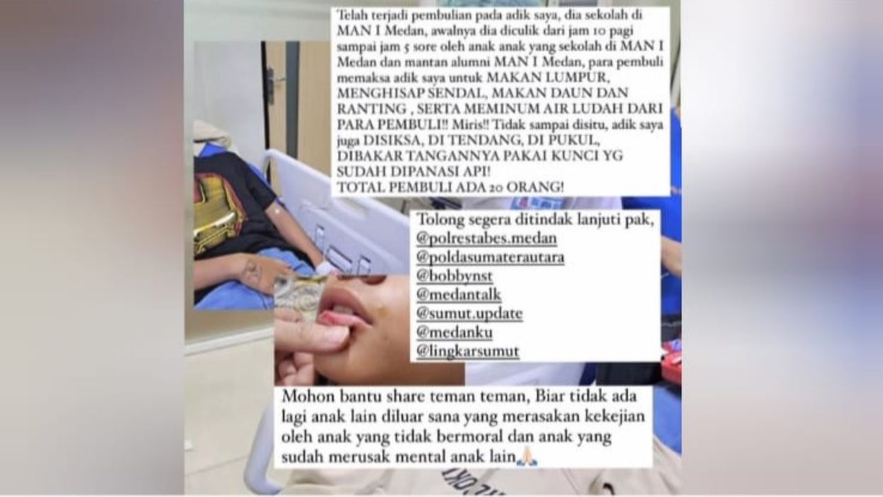 Kasus Bullying di Medan, Siswa MAN 1 Dipaksa Makan Lumpur Hingga Tangan Diukir Api Rokok