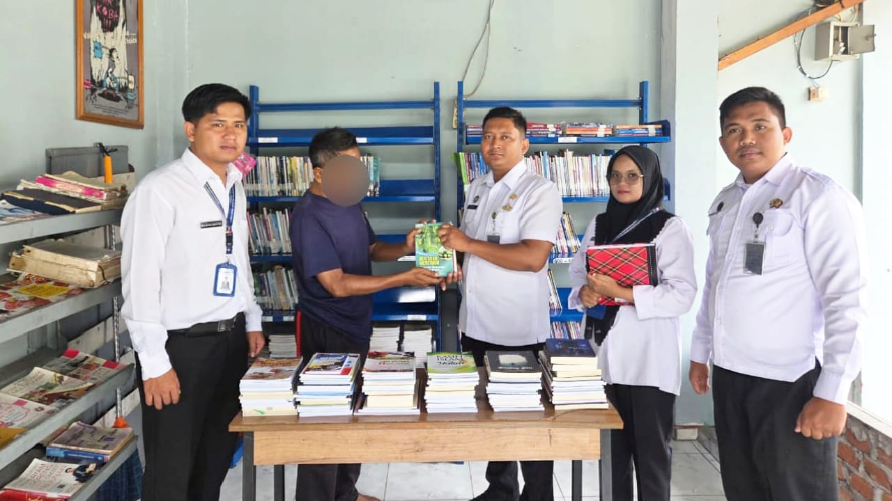 Dorong Minat Baca, Perpustakaan Nasional Beri Bantuan Buku ke Lapas Narkotika Muara Beliti