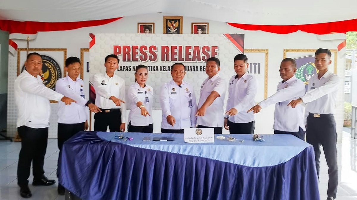 Lapas Narkotika Muara Beliti Gelar Razia, Pastikan Keamanan dan Ketertiban Warga Binaan