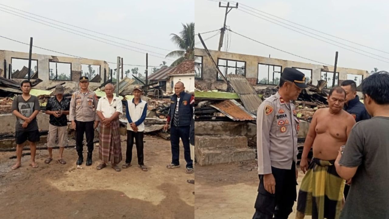 Gedung MI Al-Madani di Muratara Ludes Terbakar, 3 Ruang Kelas Hangus 