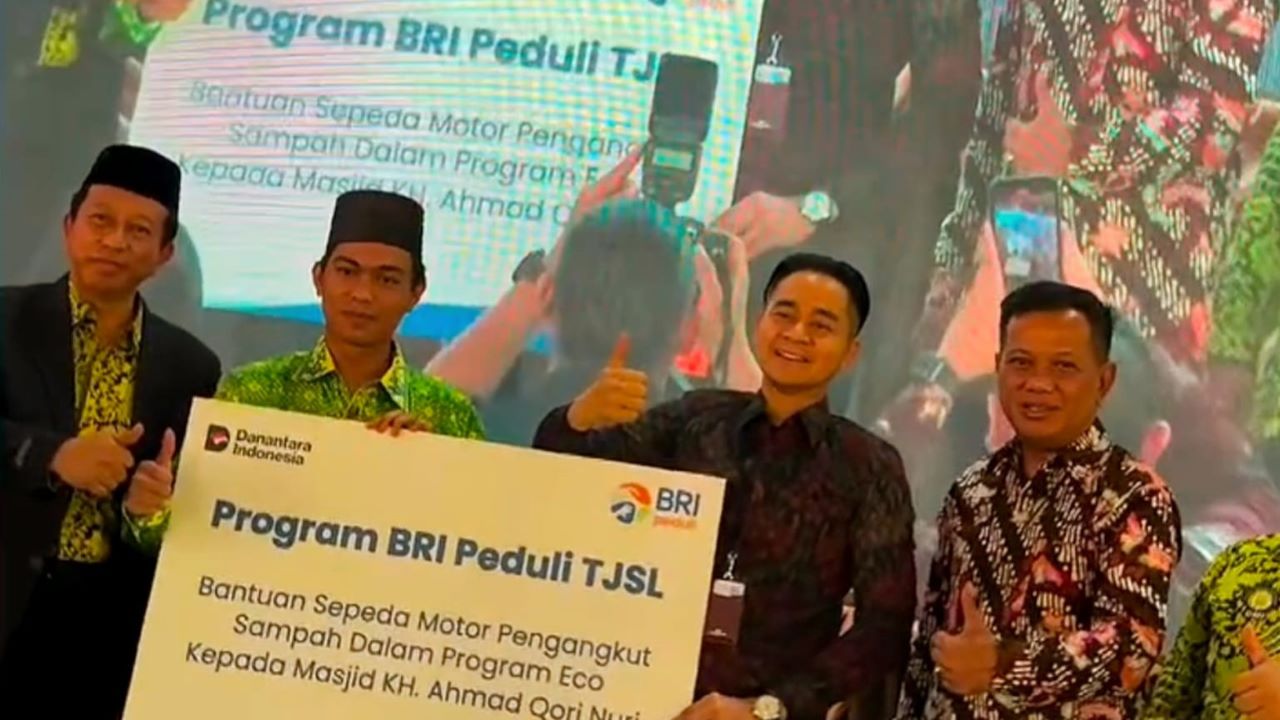 TJSL BRI Peduli, Bantu Motor Pembersih Sampah dan Dukung Program ECO Masjid