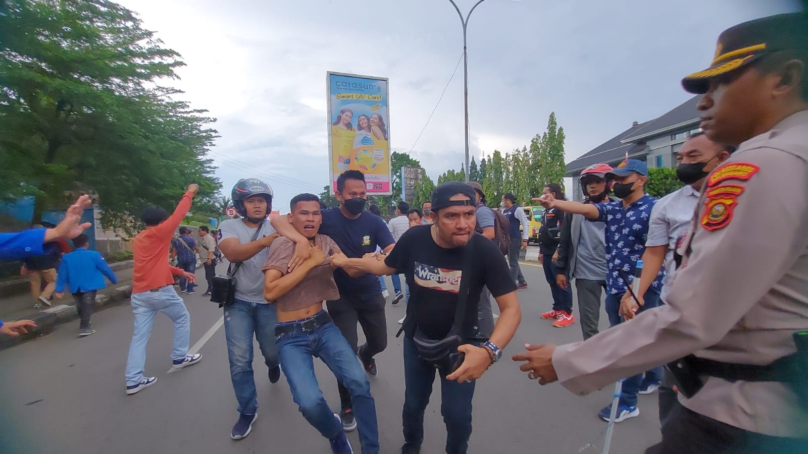 26 Pendemo di Palembang Ditangkap Polisi