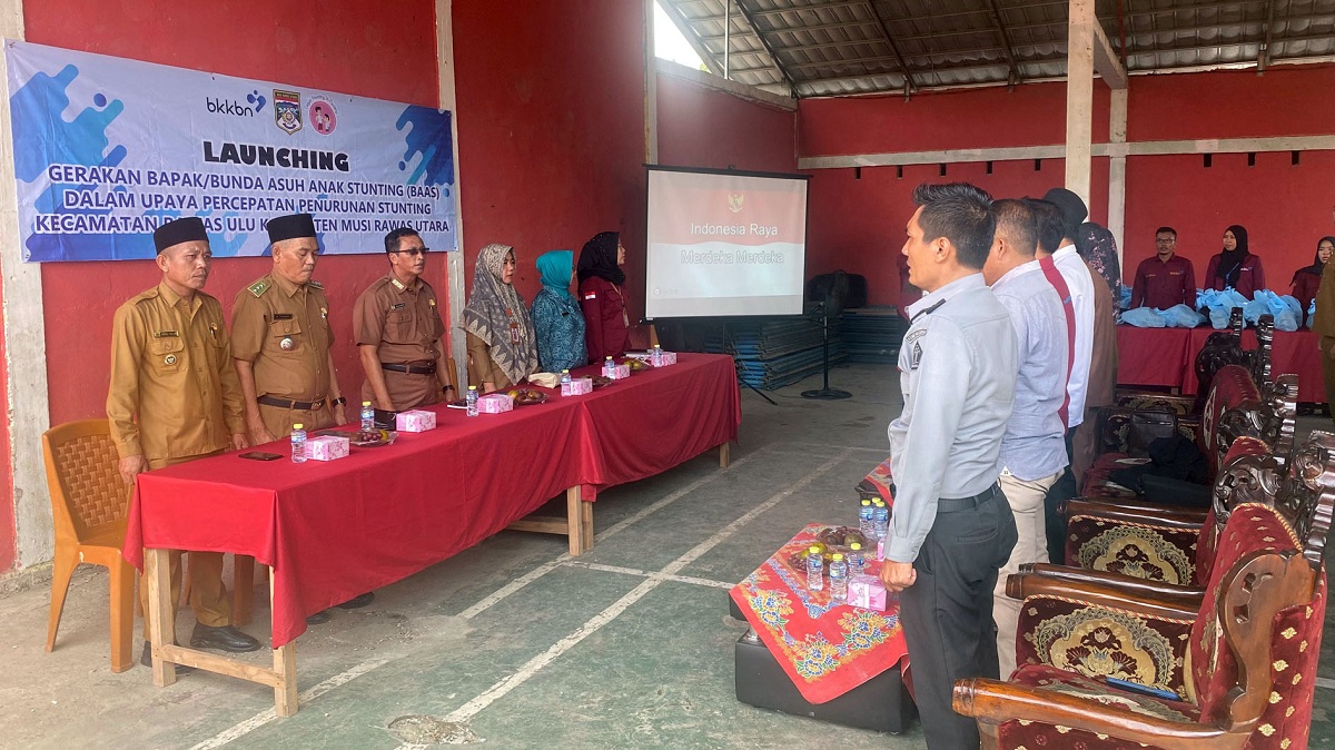 Bapas Muratara Hadiri Launching Program Ayah Bunda Asuh Anak Stunting