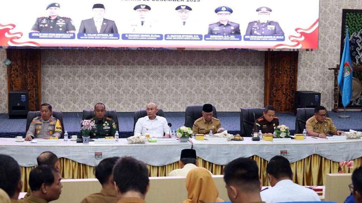 Rakor Forkopimda, Pemkot Lubuk Linggau Siapkan Pengamanan Terpadu Nataru 2025–2026