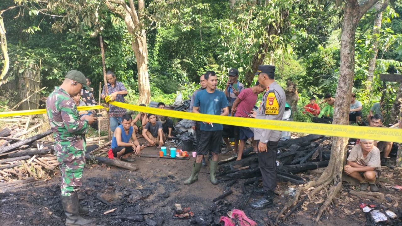 Sekeluarga di Lubuk Besar Mura Tinggal Pakaian di Badan, Rumah Kebakaraan Saat ke Kebun