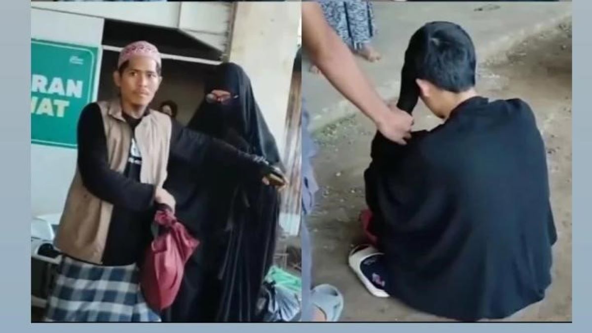 Parah, Pria di Makassar Pakai Cadar Diam-Diam Masuk Area Khusus Wanita, Begini yang Terjadi