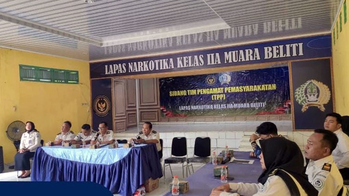 Lapas Narkotika Muara Beliti Laksanakan Sidang TPP Secara Berkala