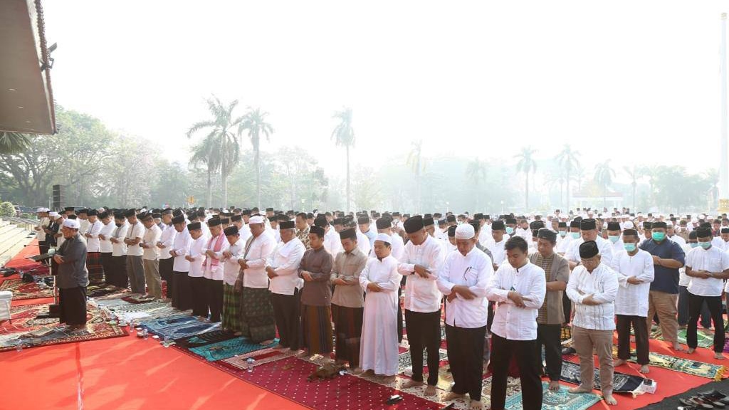 Kualitas Udara Palembang Terburuk di Indonesia, Gubenur Sumatera Selatan Salat Istisqa Meminta Hujan