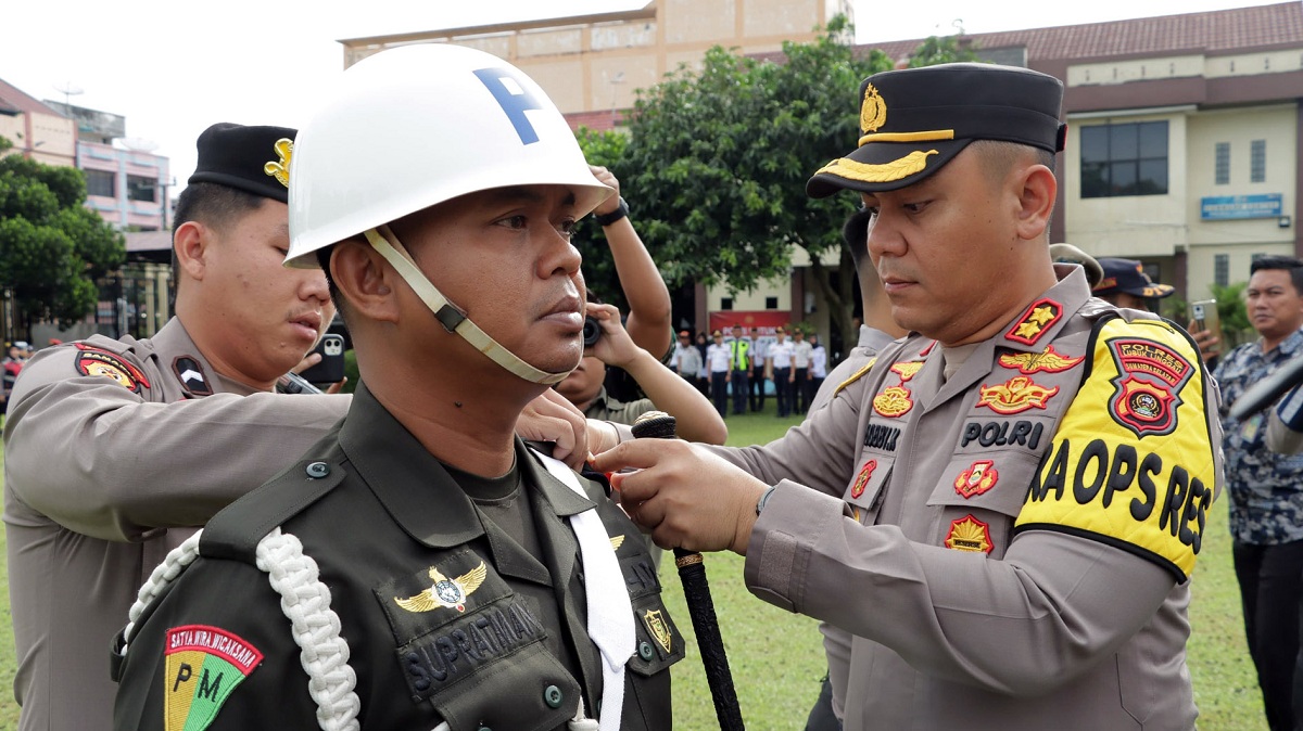 Pastikan Keamanan Arus Mudik Lebaran Idul Fitri, Polres Lubuk Linggau Gelar Apel Pasukan Operasi Ketupat 2025