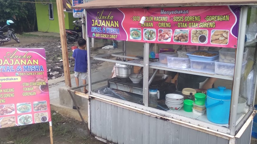Jajanan Afzal dan Misha Lubuk, Harga Mulai Seribuan Sedia Aneka Cemilan Hingga Soto Ayam