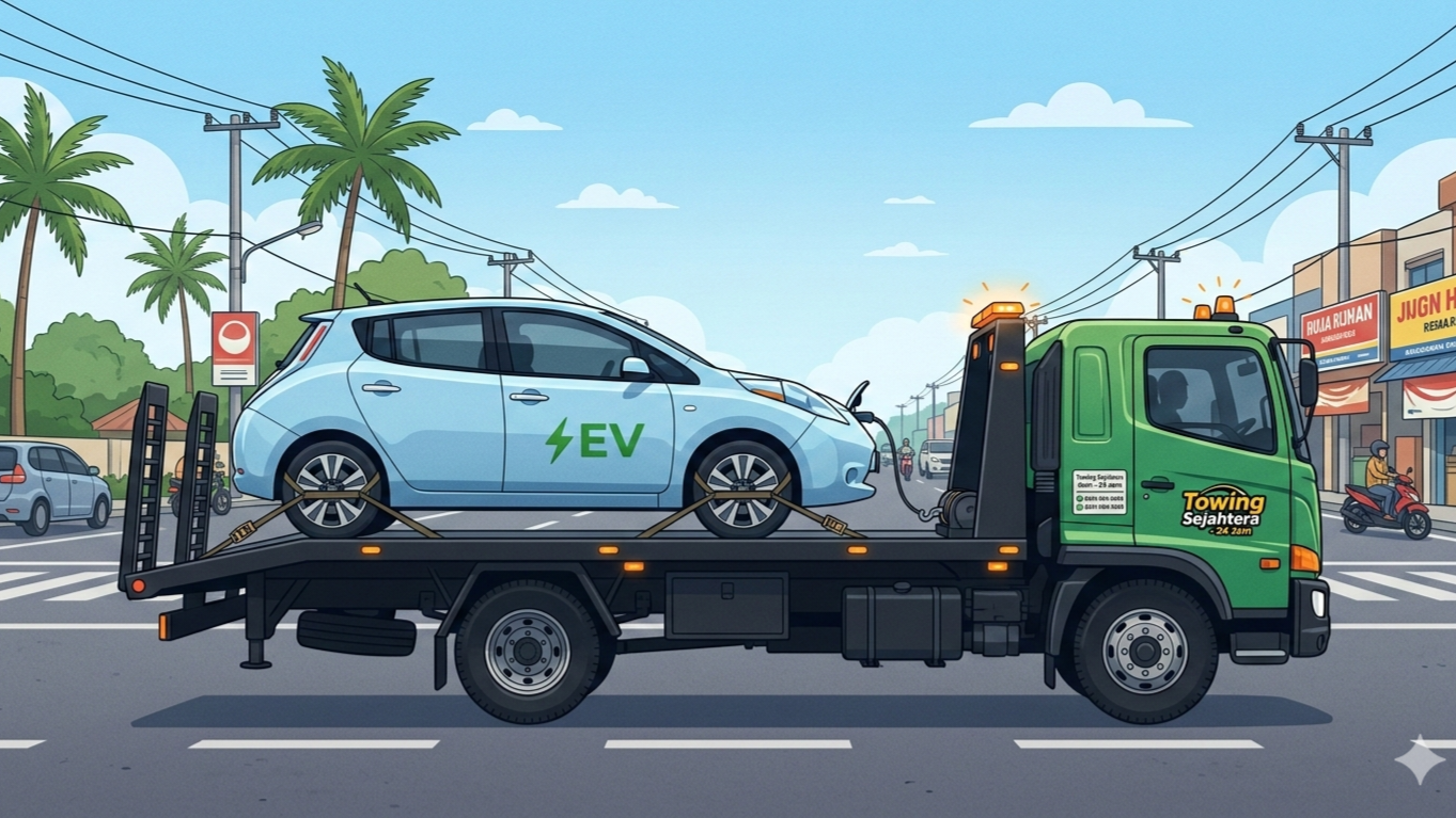 Mobil Listrik Mogok Saat Mudik Lebaran Idul Fitri 2026? Perhatikan Cara Menarik yang Aman dan Benar!