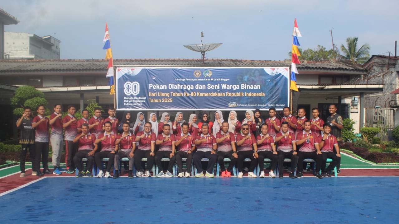 Lapas Lubuk Linggau Resmi Buka Porsenap HUT Republik Indonesia ke-80 Tahun 2025