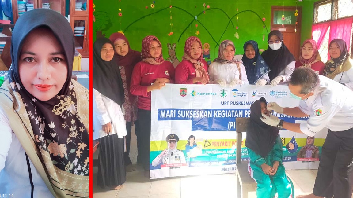 Anak TK Negeri Pembina BTS Ulu Musi Rawas Divaksin Polio: Rasanya Manis