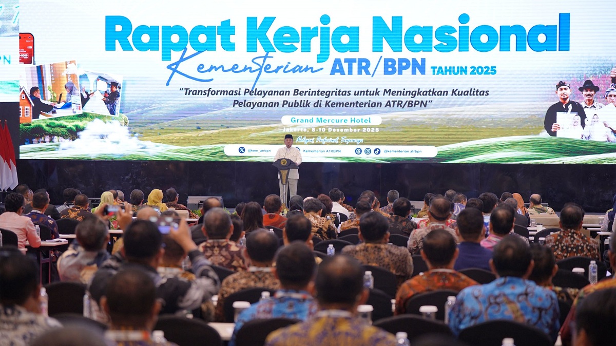 Rakernas 2025 Resmi Dibuka, Menteri Nusron Tekankan Pentingnya Keputusan Tepat untuk Pelayanan Masyarakat